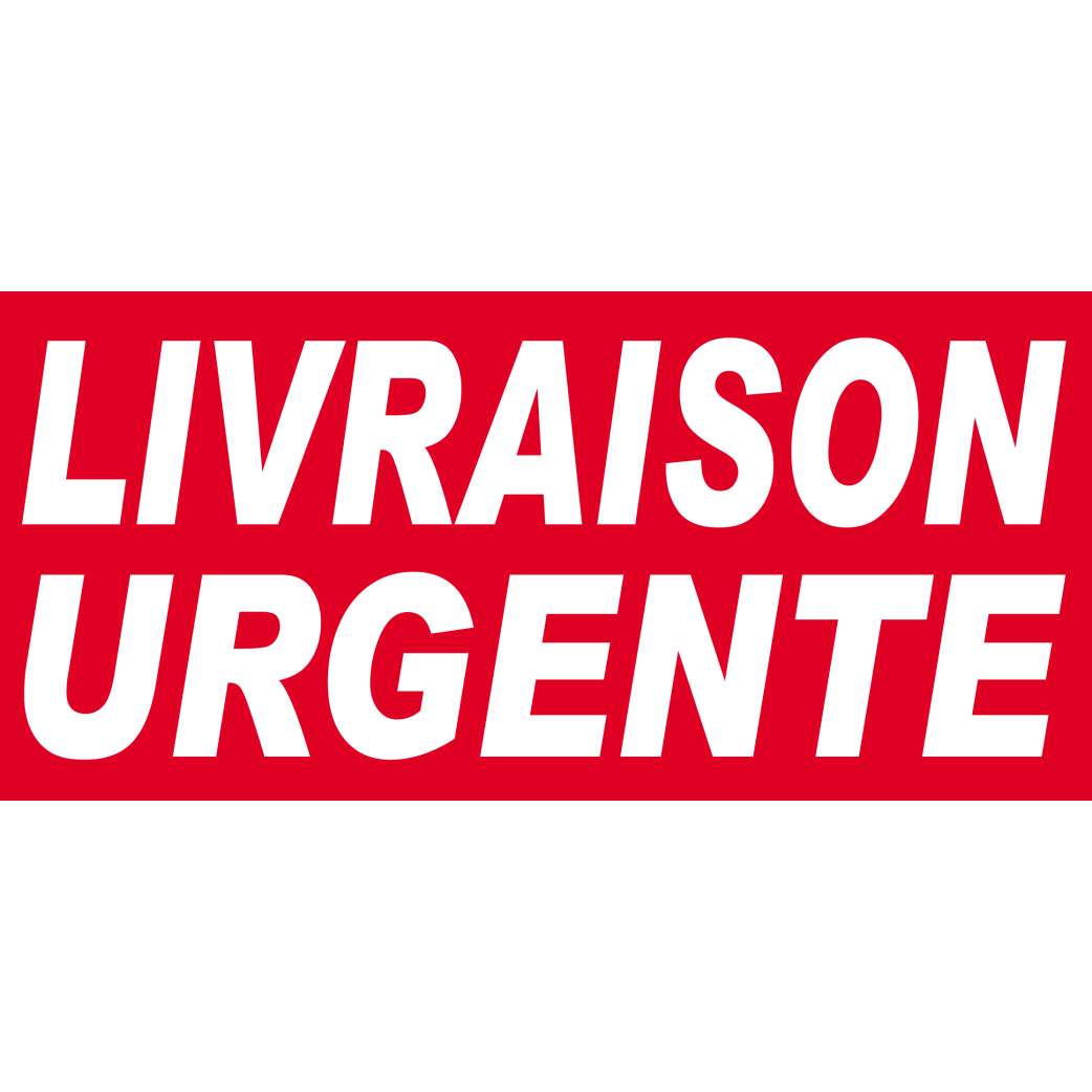 Livraison urgente - 30x14 cm - Sticker/autocollant