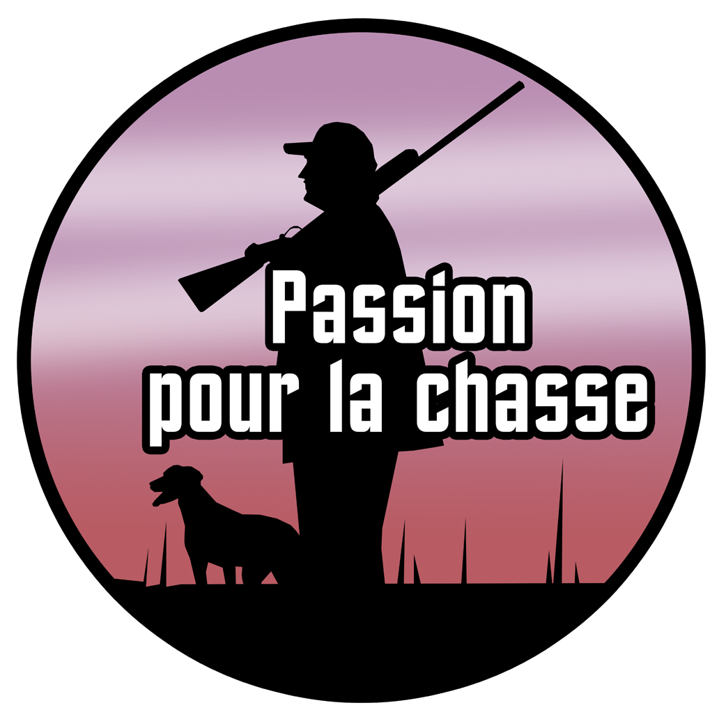 Passion de la chasse nature - 10cm - Sticker/autocollant