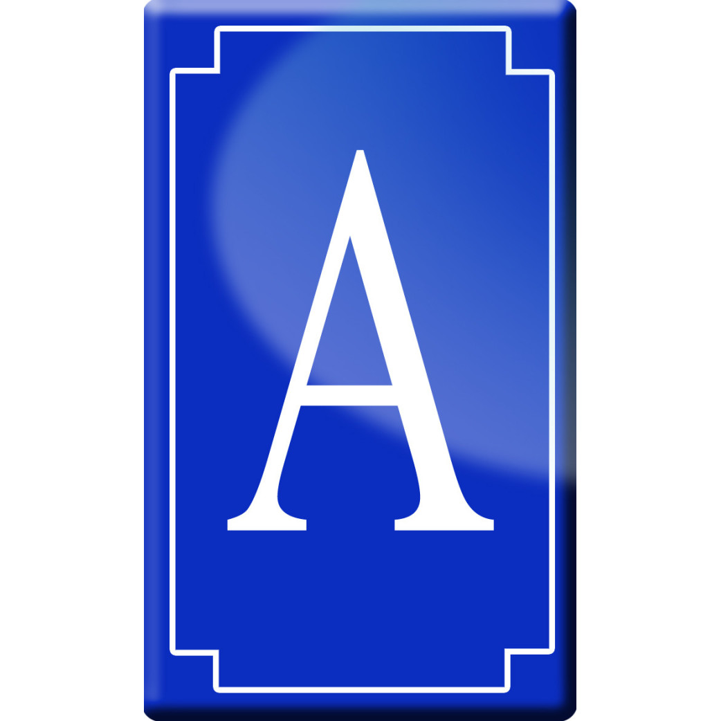 Complément numéro de rue A - classique 10x6cm - Sticker/autocollant