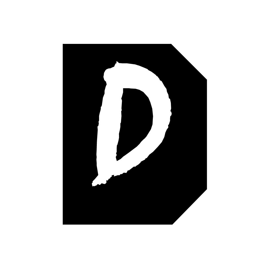 Complément numéro de rue D - architecte 6x4,7cm - Sticker/autocollant