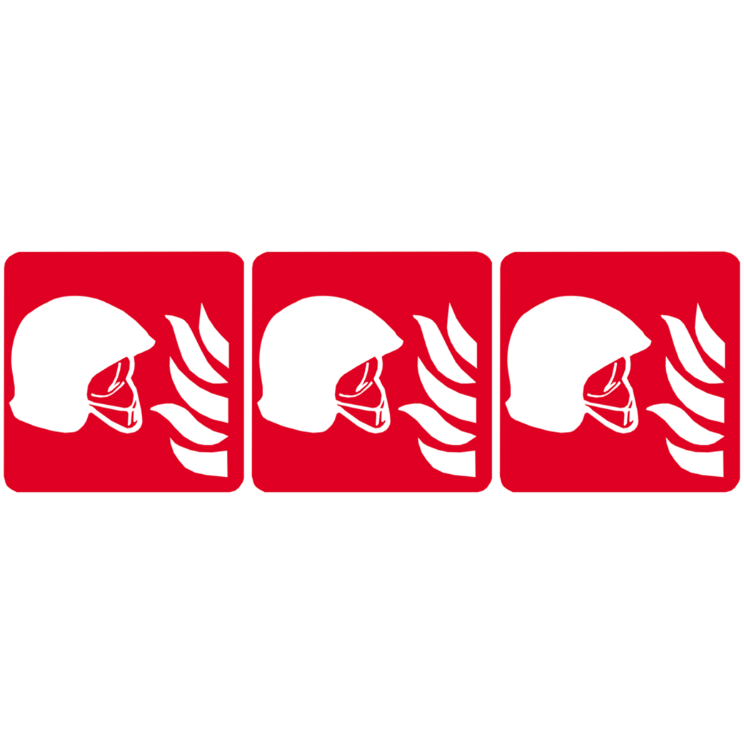 Équipement de lutte contre l'incendie (3 fois 5cm) - Sticker/autocollant