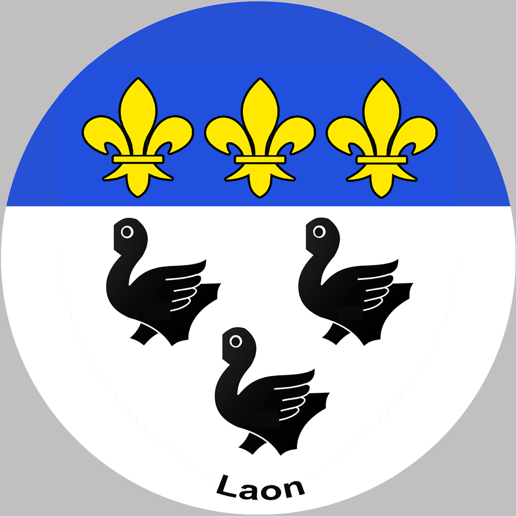 Laon (5cm) - Sticker/autocollant