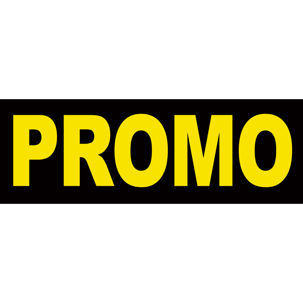 PROMO jaune - 29x10cm - Sticker/autocollant