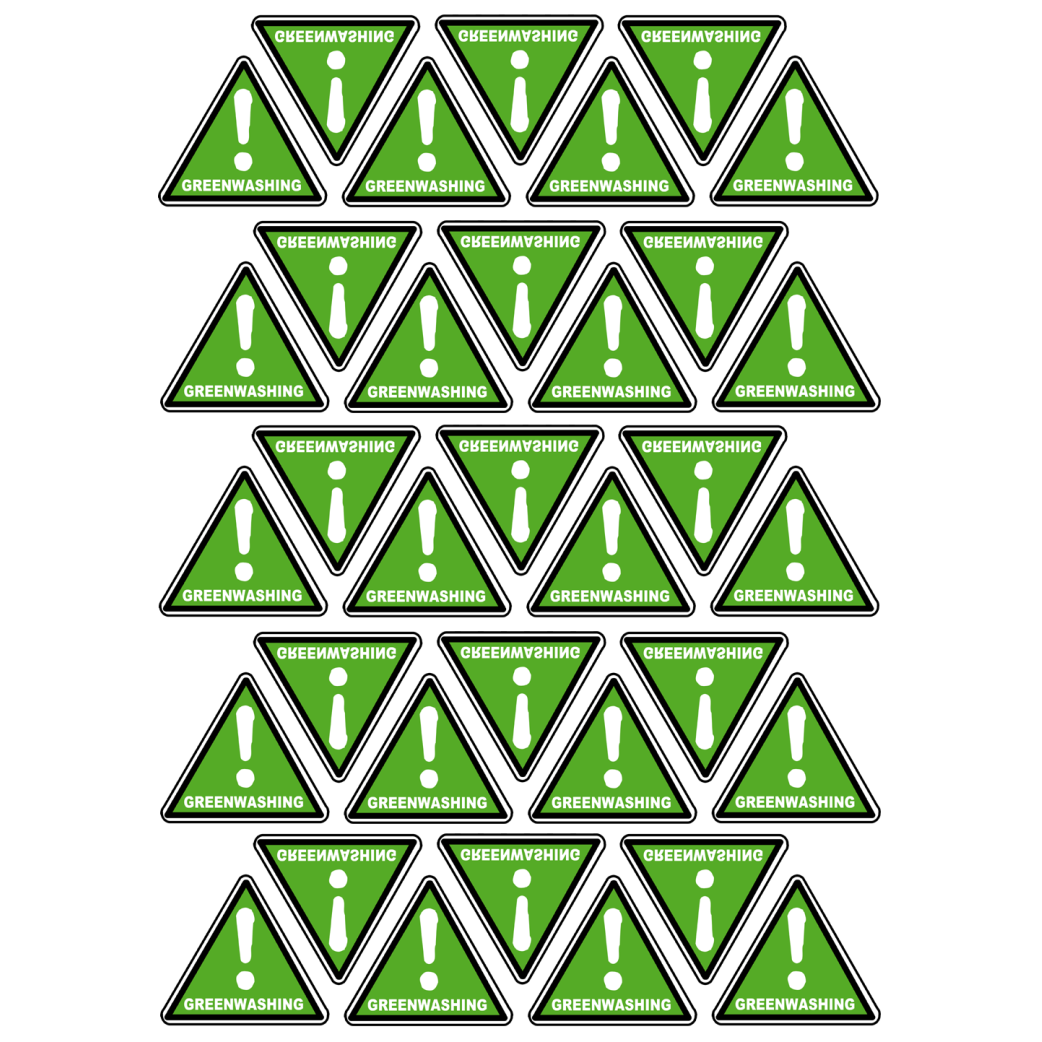Green washing - 35fois 5x4.5cm - Sticker/autocollant