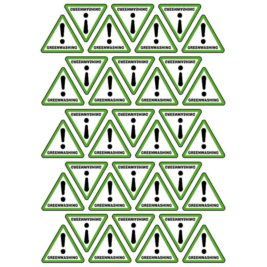 Greenwashing - 35fois 5x4.5cm - Sticker/autocollant