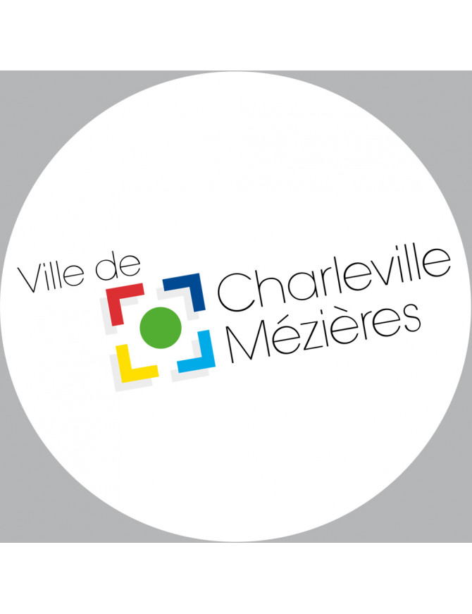 Charleville-Mézières (20cm) - Sticker/autocollant Charleville-Mézières (20cm) - Sticker/autocollant