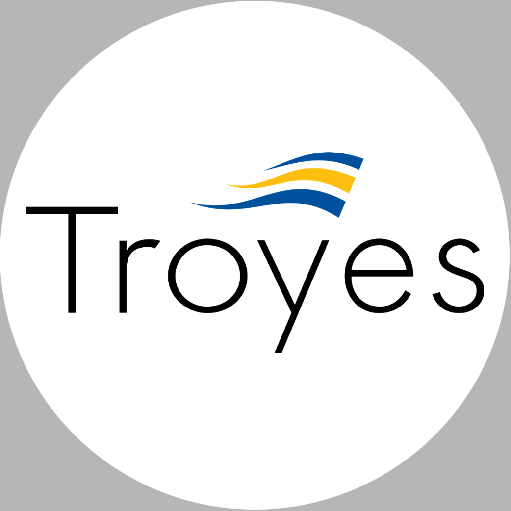 Troyes (10cm) - Sticker/autocollant
