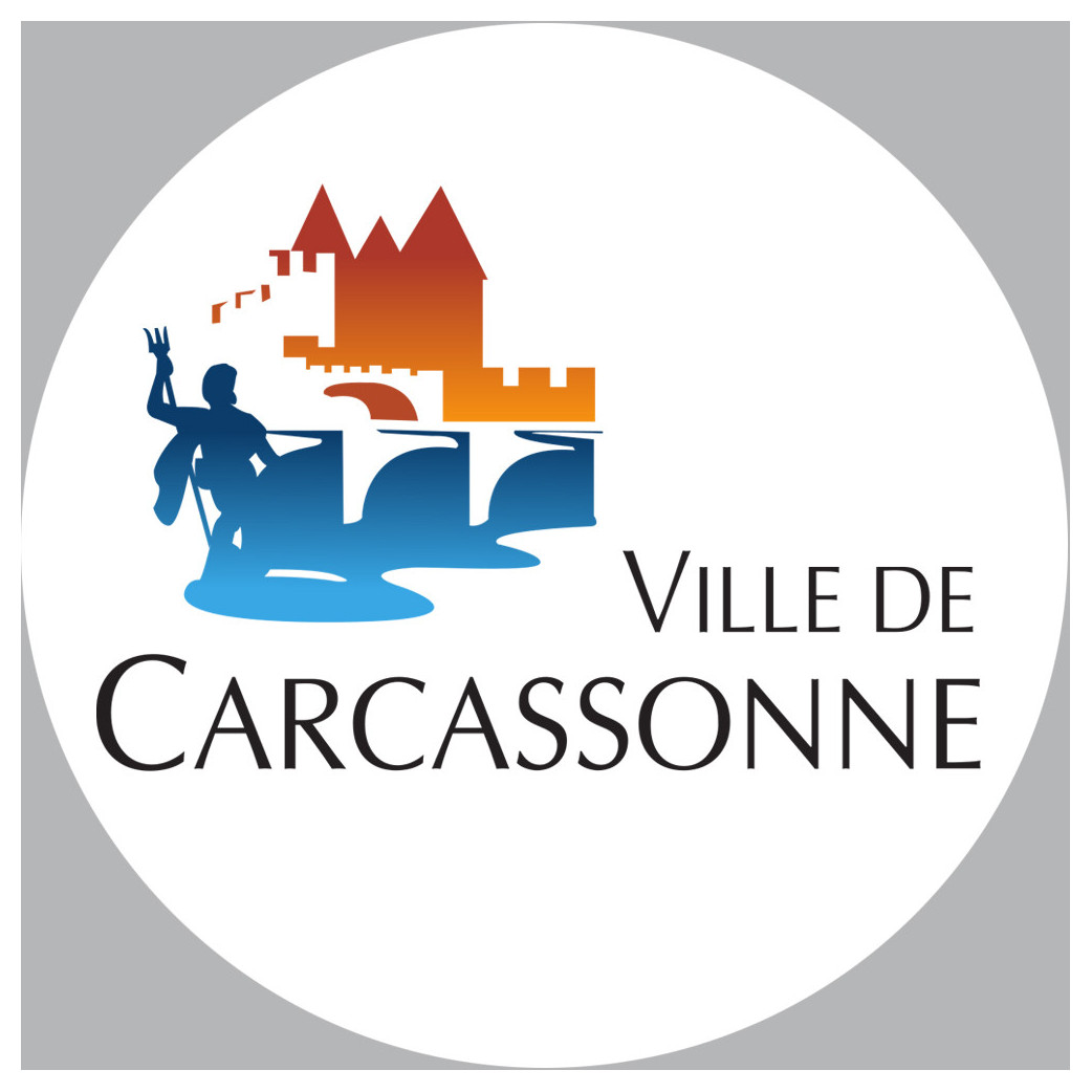 Carcassonne (5cm) - Sticker/autocollant