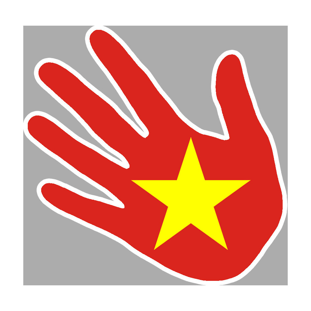 viet nam - 5x5cm - Sticker/autocollant