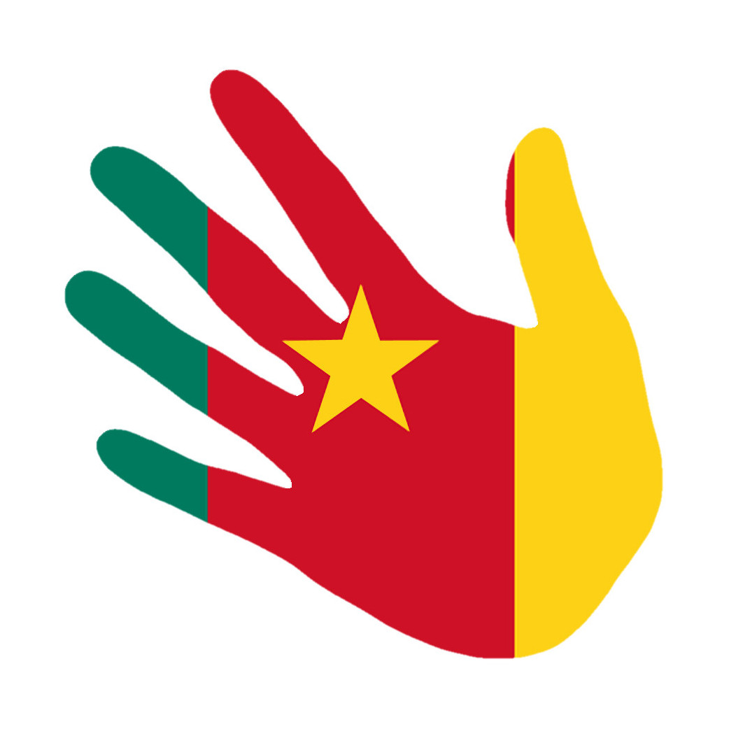 cameroun - 5x5cm - Sticker/autocollant