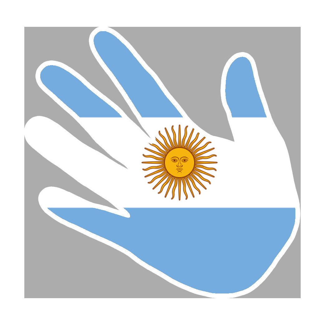 Argentine - 17x17cm - Sticker/autocollant