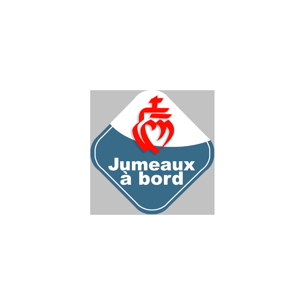 jumeaux à bord vendéen - 10cm - Sticker/autocollant
