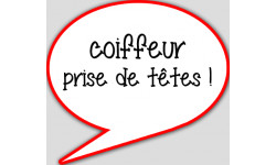 Autocollants : coiffeur prise de tête