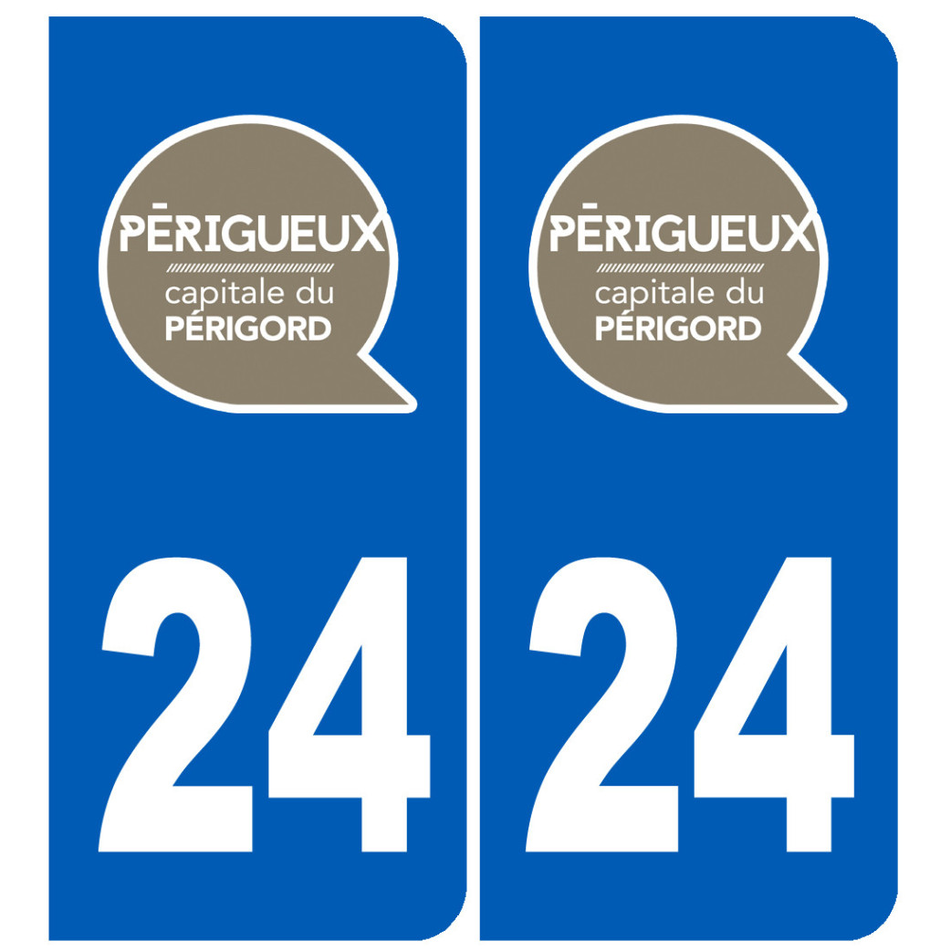 immatriculation Périgueux - Sticker/autocollant