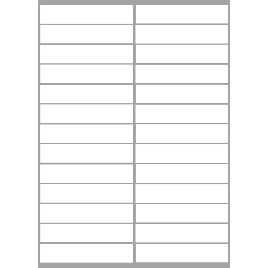 balises circuits GR marques blanc - 26fois 10x2cm - Sticker/autocollant