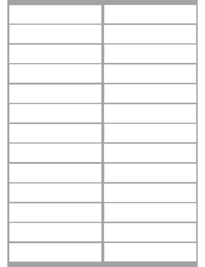 balises circuits GR marques blanc - 26fois 10x2cm - Sticker/autocollant balises circuits GR marques blanc - 26fois 10x2cm - Sticker/autocollant
