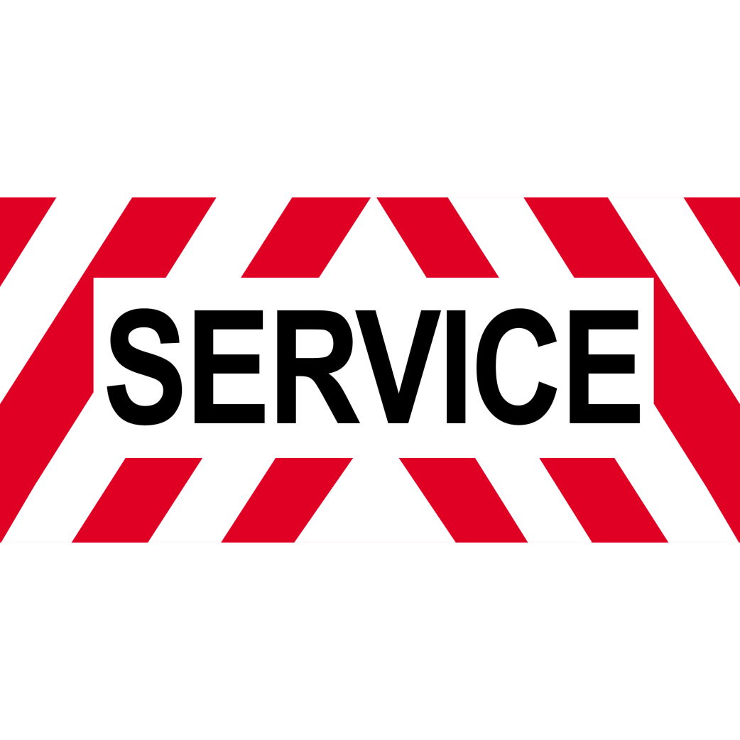 SERVICE - 30x14cm - Sticker/autocollant
