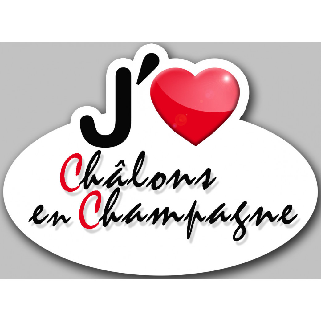 Châlons-en-Champagne (15x11cm) - Sticker/autocollant
