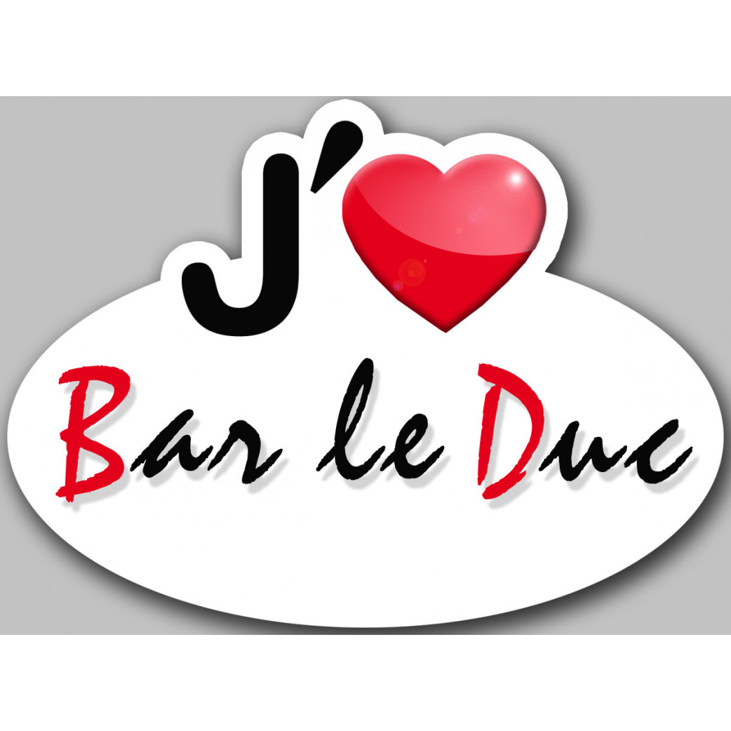 Bar-le-Duc (15x11cm) - Sticker/autocollant