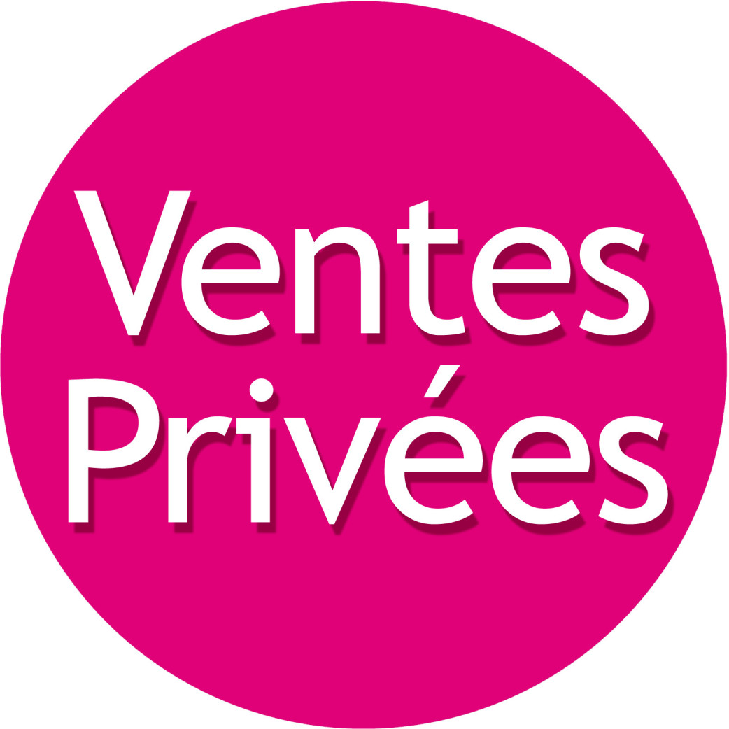 Ventes Privées - 10cm - Sticker/autocollant