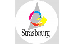 Strasbourg - 10cm - Sticker/autocollant