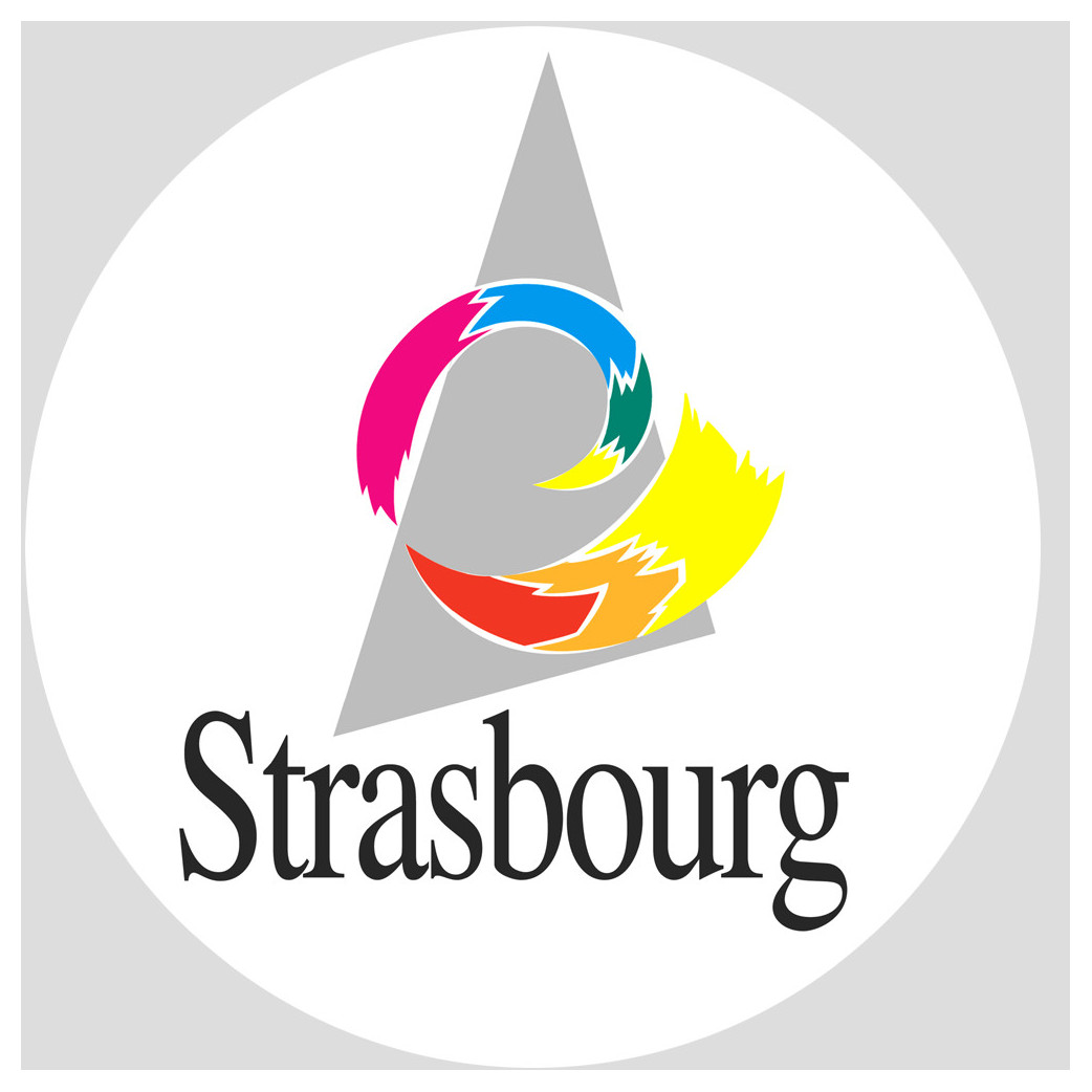 Strasbourg - 5cm - Sticker/autocollant