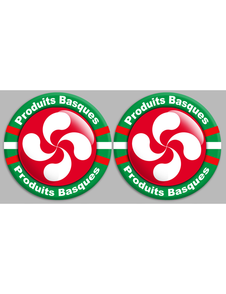 Produits Basques rouge - 12fois 10cm - Sticker/autocollant