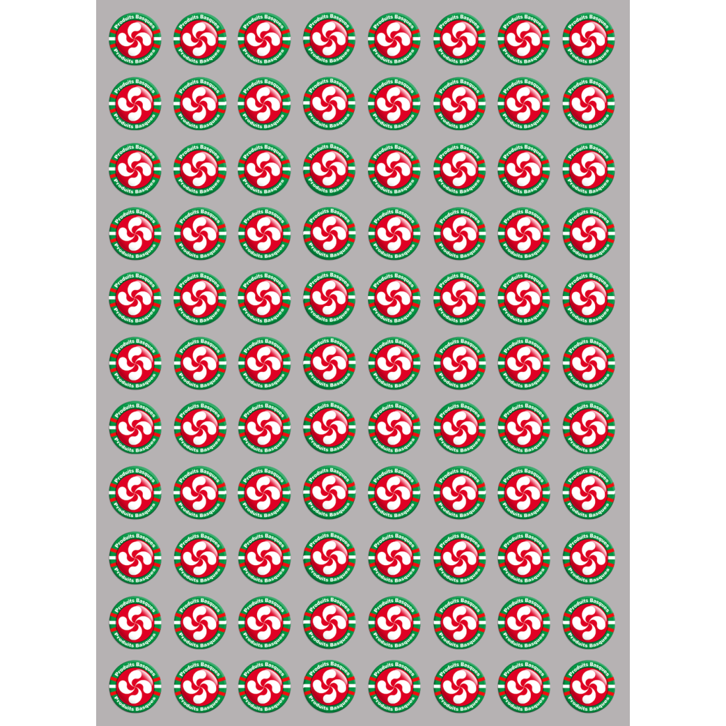 Produits Basques rouge - 88fois 2cm - Sticker/autocollant