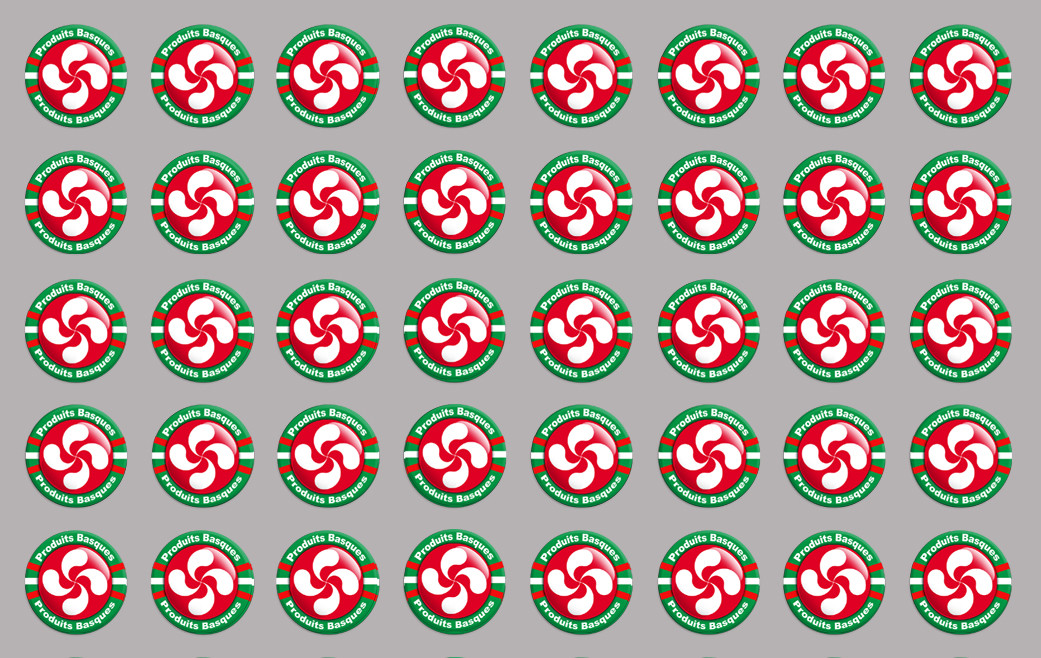 Produits Basques rouge - 44fois 2cm - Sticker/autocollant