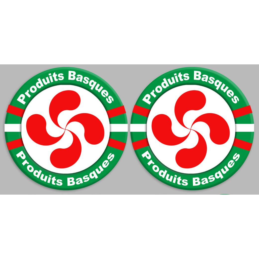 Produits Basques - 12fois 10cm - Sticker/autocollant