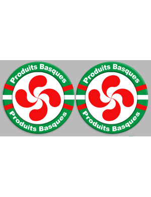 Produits Basques - 12fois 10cm - Sticker/autocollant