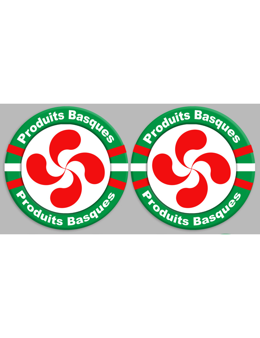 Produits Basques - 12fois 10cm - Sticker/autocollant