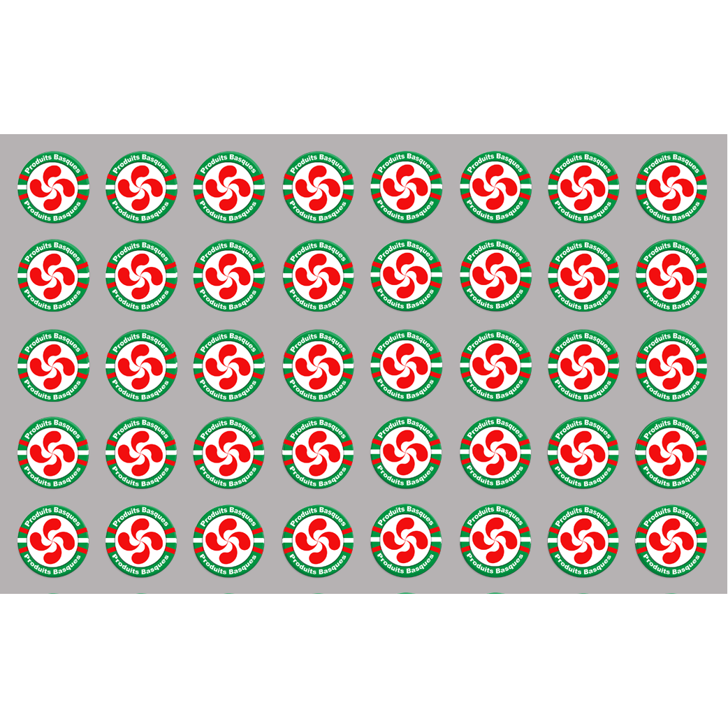 Produits Basques - 44fois 2cm - Sticker/autocollant