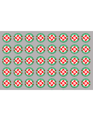Produits Basques - 44fois 2cm - Sticker/autocollant