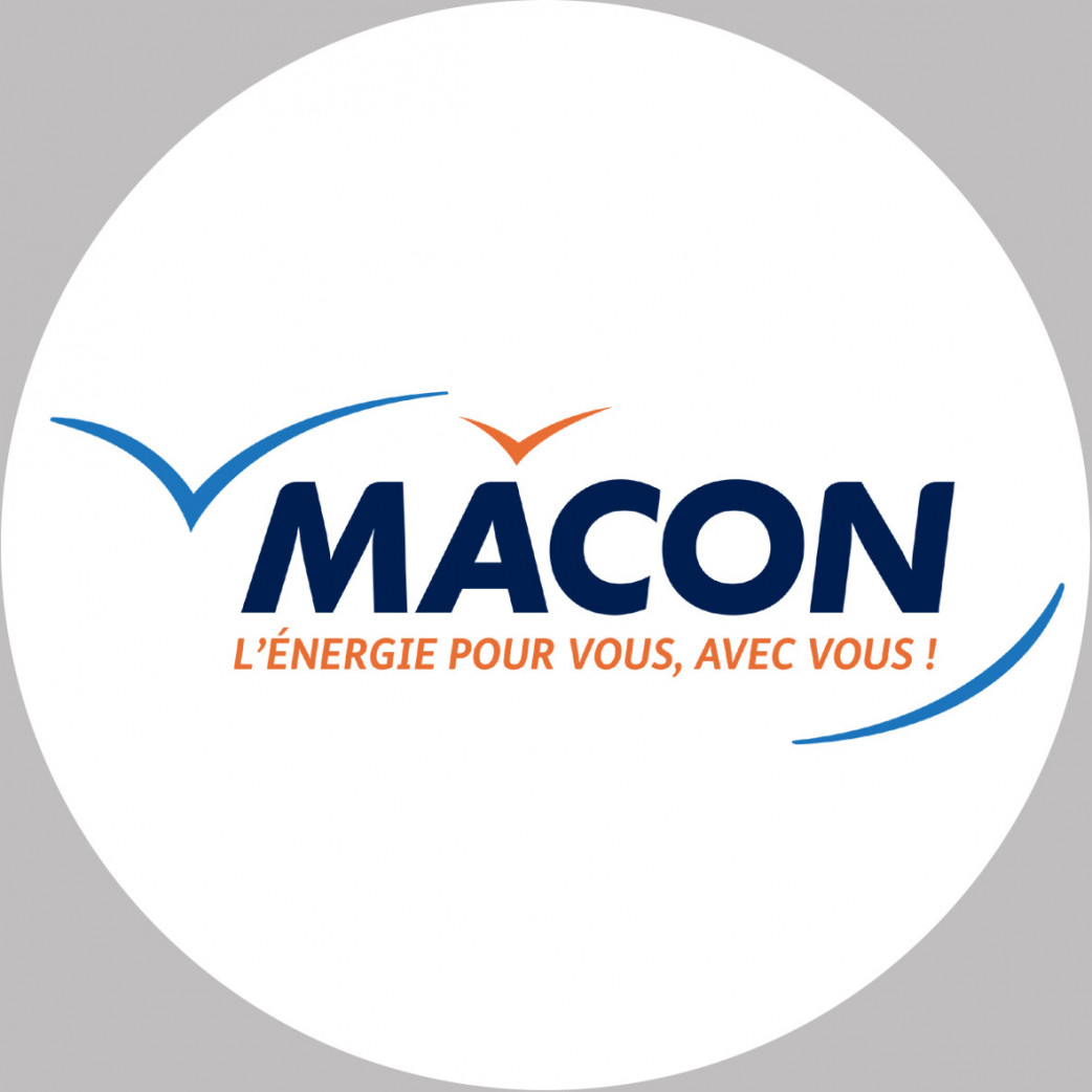 Mâcon - 5x5cm - Sticker/autocollant