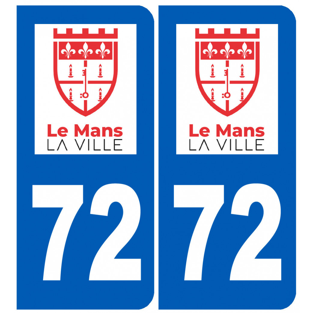 immatriculation Chambéry 73 - Sticker/autocollant