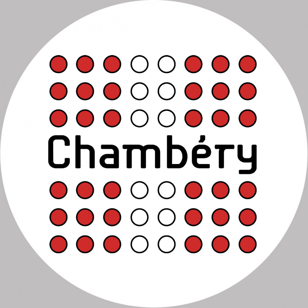 Chambéry - 10x10cm - Sticker/autocollant