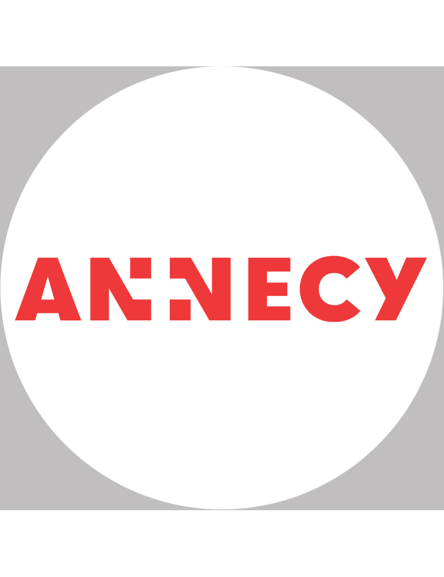 Annecy - 5x5cm - Sticker/autocollant