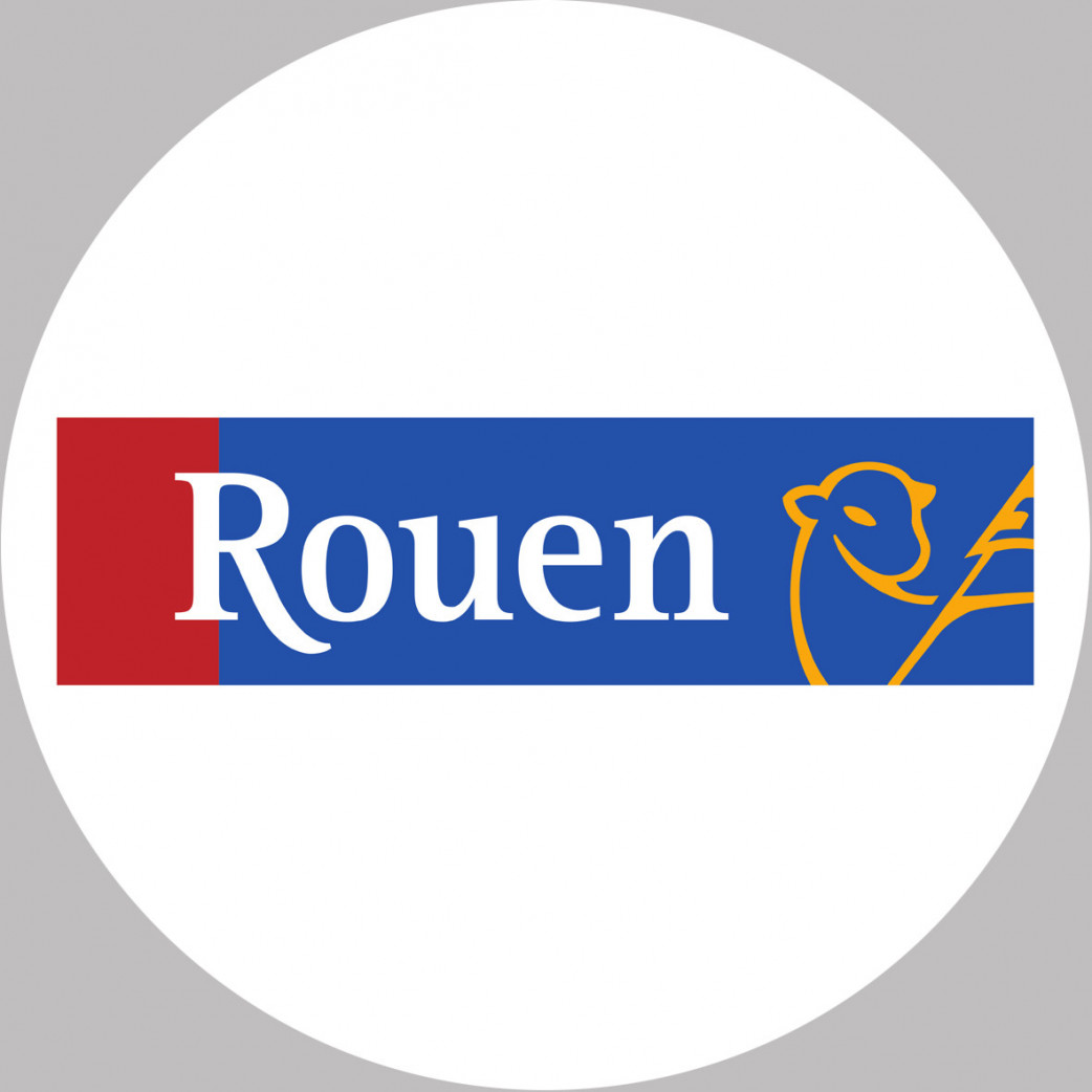 Rouen - 20x20cm - Sticker/autocollant
