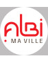 Albi - 10x10cm - Sticker/autocollant