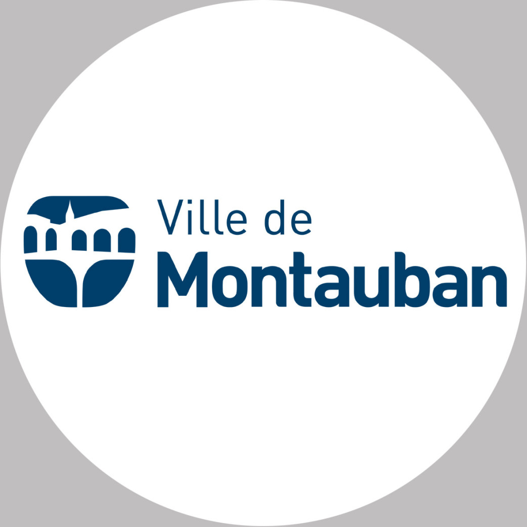 Montauban - 20x20cm - Sticker/autocollant