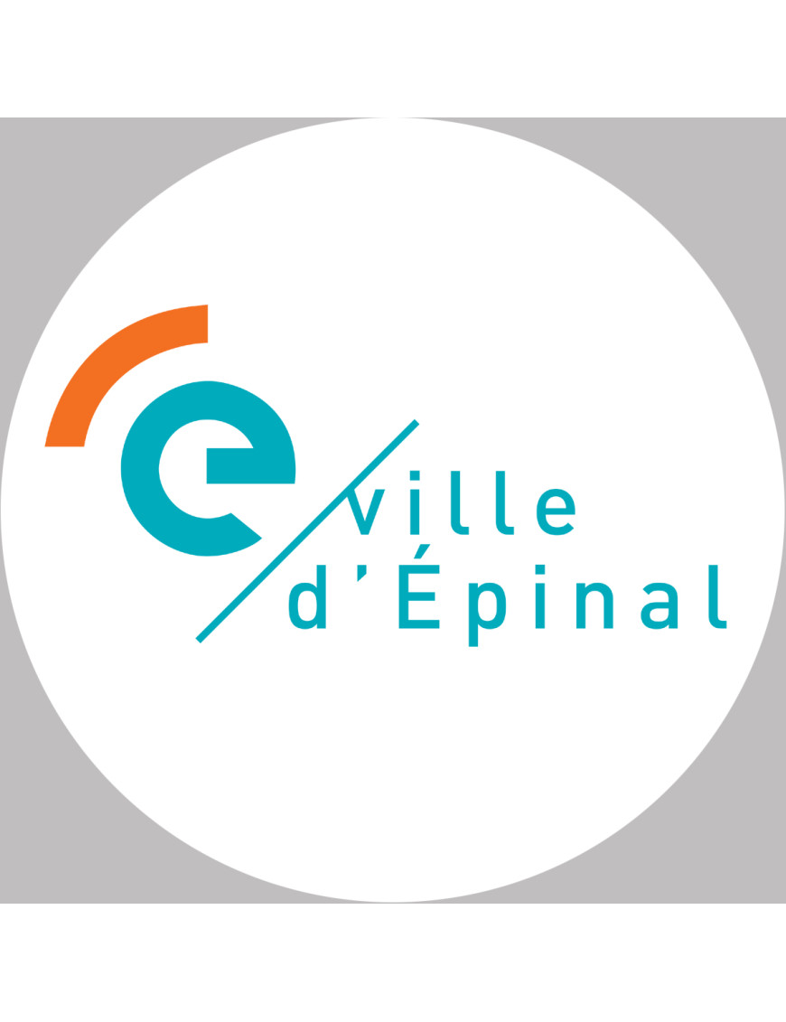Épinal - 15x15cm - Sticker/autocollant