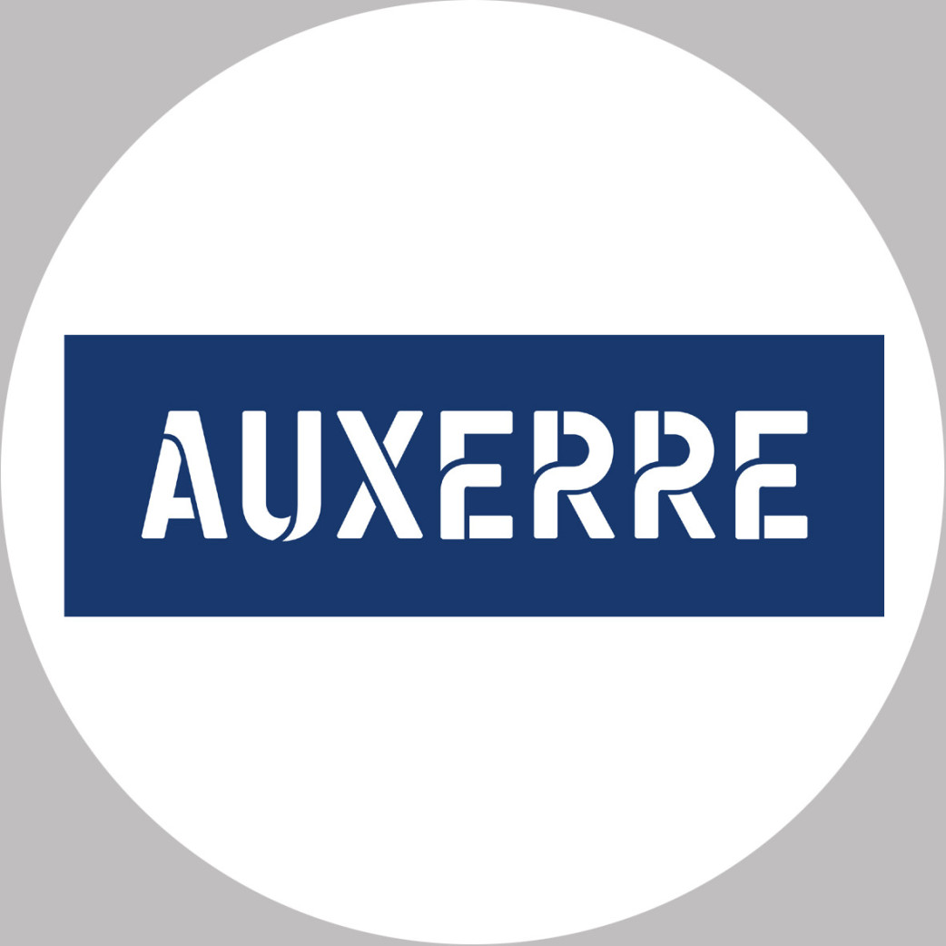 Auxerre - 20x20cm - Sticker/autocollant