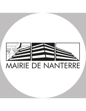 Nanterre - 10x10cm - Sticker/autocollant