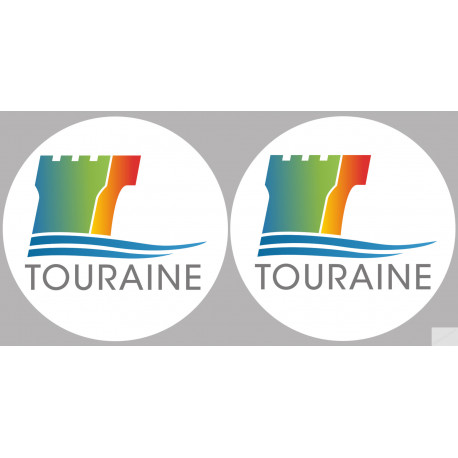 Touraine (2fois 5cm) - Sticker/autocollant