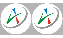 Allier 03 - 2fois 5cm - Sticker/autocollant