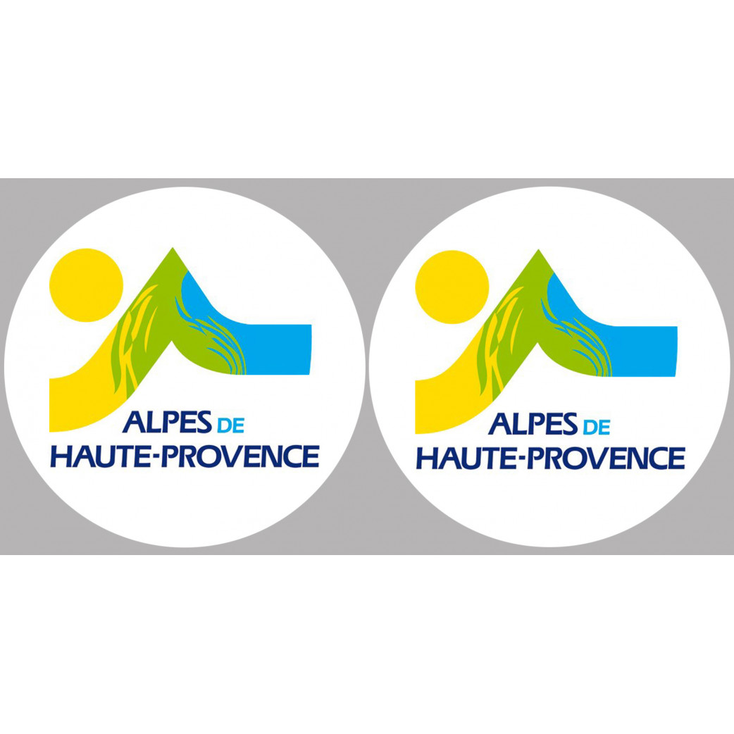 Alpes de Haute-Provence 04  - 2fois 5cm - Sticker/autocollant