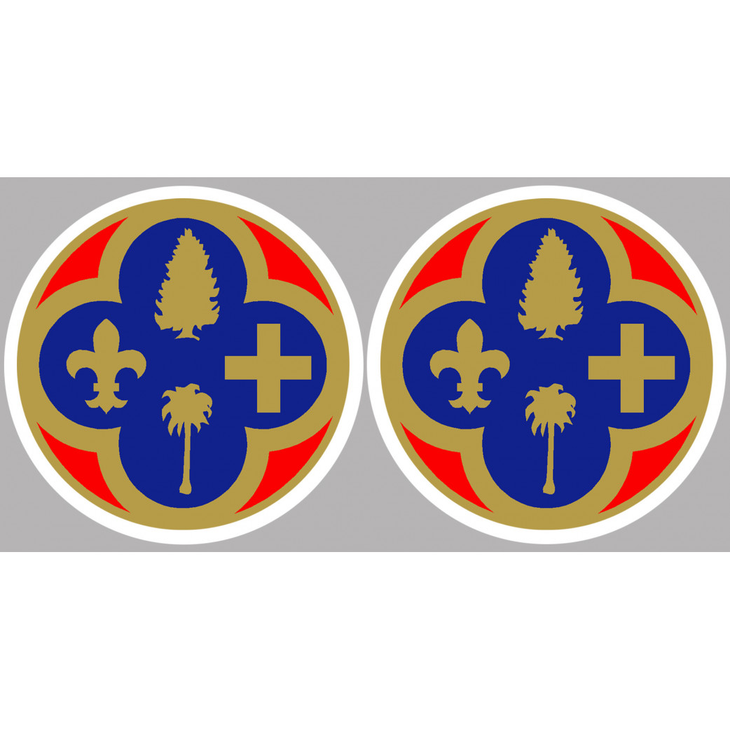 Les Alpes Maritimes 06  - 2fois 5cm - Sticker/autocollant