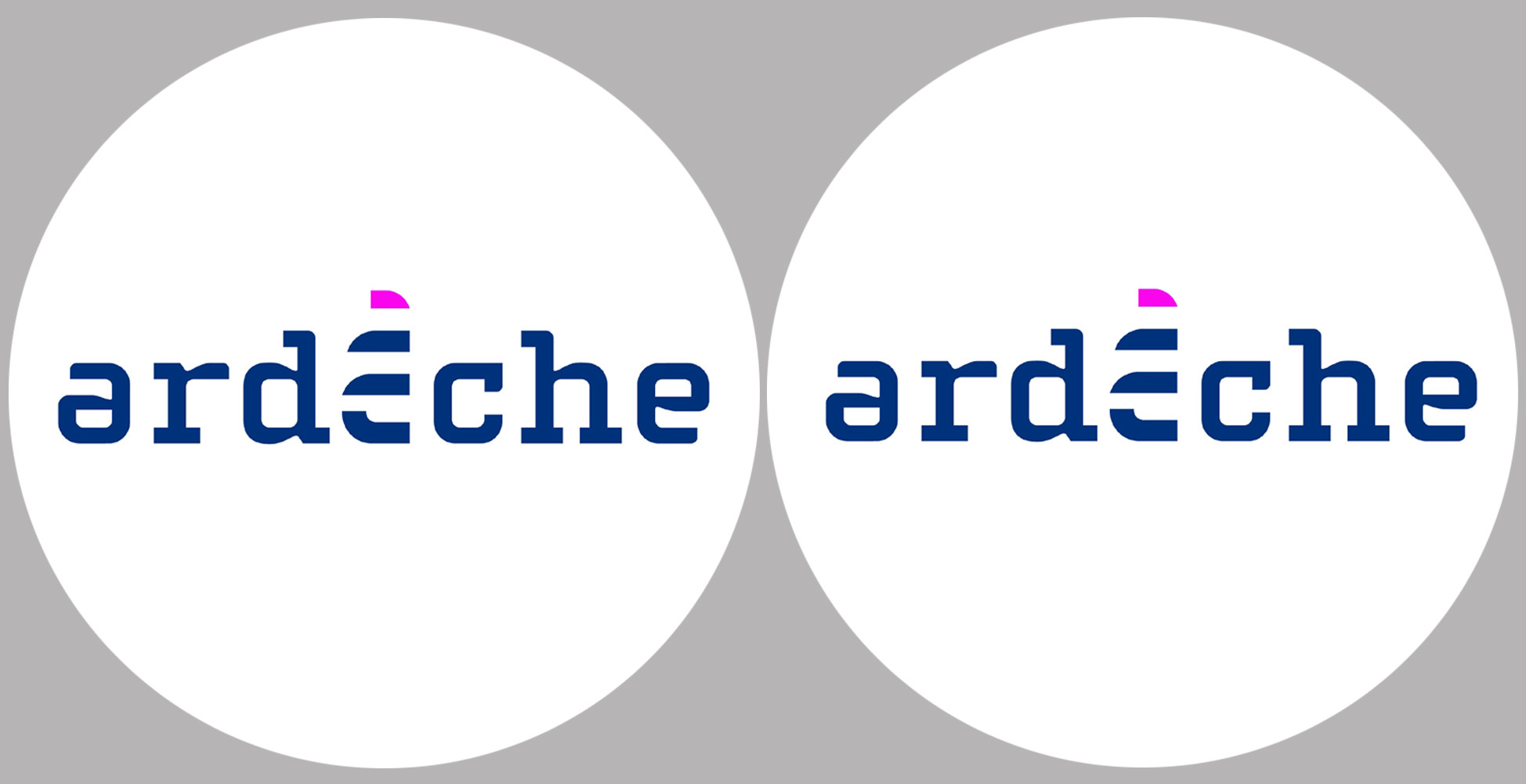 l'Ardèche 07  - 2fois 10cm - Sticker/autocollant