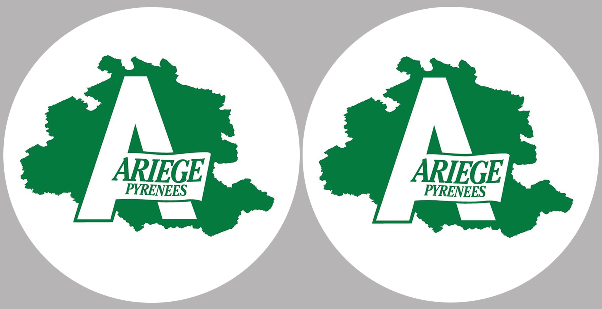 Ariège 09  - 2fois 5cm - Sticker/autocollant